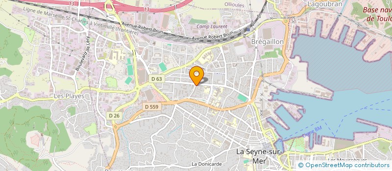 localisation de l'entreprise MONSIEUR JAWAD BAGHAD  LA SEYNE-SUR-MER