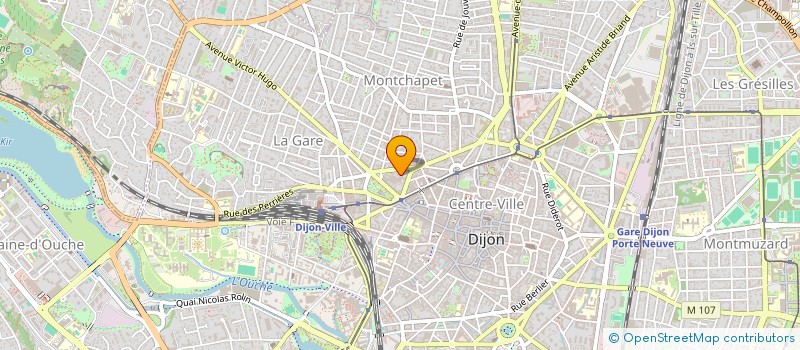 localisation de l'entreprise MONSIEUR JAWAD BENDA GUILLON  DIJON