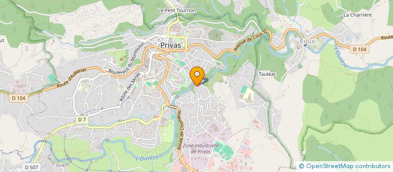 localisation de l'entreprise MONSIEUR JAWAD BOUGHAZ  PRIVAS