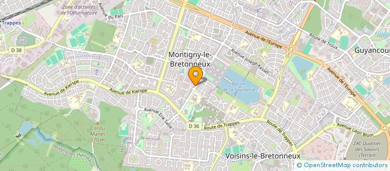 localisation de l'entreprise MONSIEUR JAWAD BOUHENIA  MONTIGNY-LE-BRETONNEUX