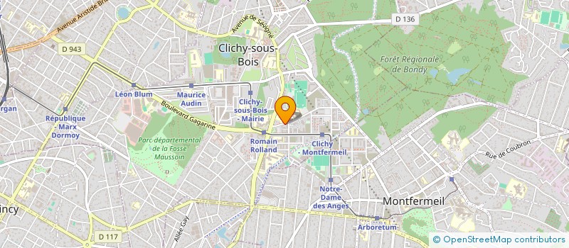 localisation de l'entreprise MONSIEUR JAWAD BOUJEMAOUI à CLICHY-SOUS-BOIS
