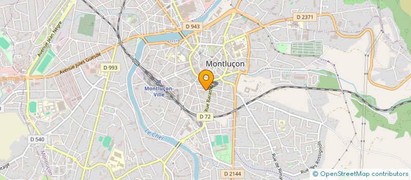 localisation de l'entreprise MONSIEUR JAWAD BOUTHACH  MONTLUCON