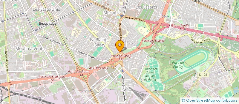 localisation de l'entreprise MONSIEUR JAWAD CHLALI  LYON