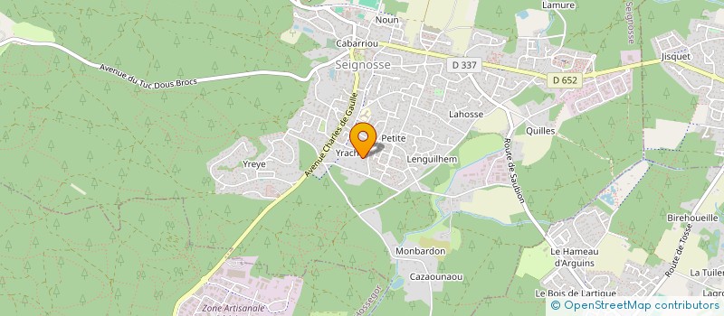 localisation de l'entreprise MONSIEUR JAWAD DAHDAH  SOORTS-HOSSEGOR