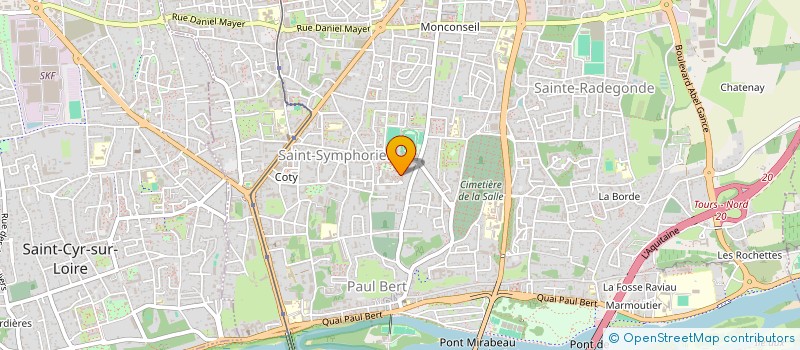 localisation de l'entreprise MONSIEUR JAWAD DAOUAIRI  TOURS