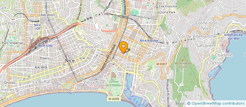 localisation de l'entreprise MONSIEUR JAWAD EL OUAFI à NICE