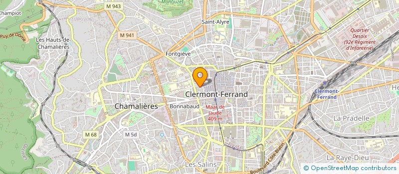 localisation de l'entreprise MONSIEUR JAWAD HAJHOUJI  CLERMONT-FERRAND