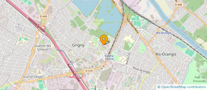 localisation de l'entreprise MONSIEUR JAWAD HUSSAIN  GRIGNY