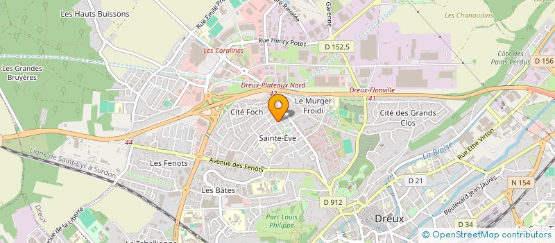 localisation de l'entreprise MONSIEUR JAWAD JNIBI à DREUX