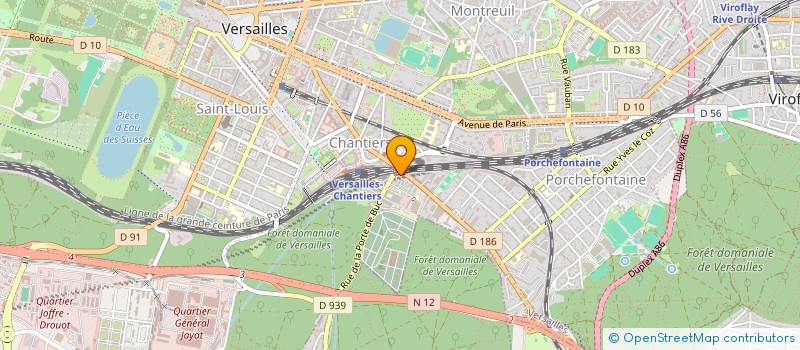 localisation de l'entreprise MONSIEUR JAWAD KEZOUI à VERSAILLES