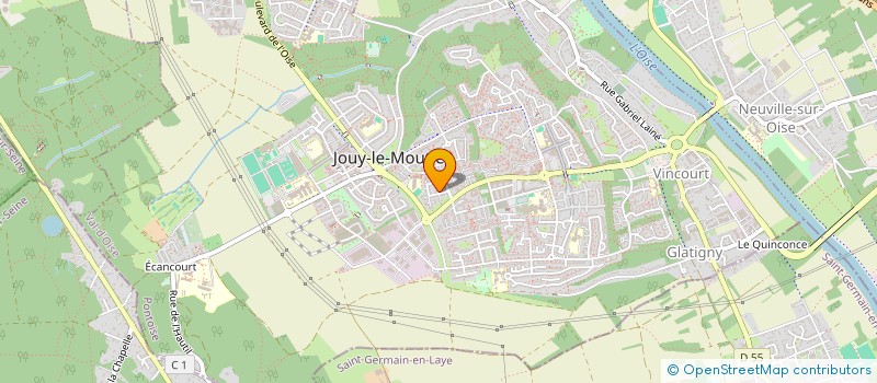 localisation de l'entreprise MONSIEUR JAWAD LAAMIRI à JOUY-LE-MOUTIER