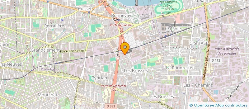 localisation de l'entreprise MONSIEUR JAWAD LAATIKI  VILLEURBANNE