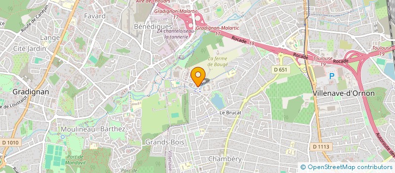 localisation de l'entreprise MONSIEUR JAWAD MALLAHI AAROUSSI  VILLENAVE-D'ORNON