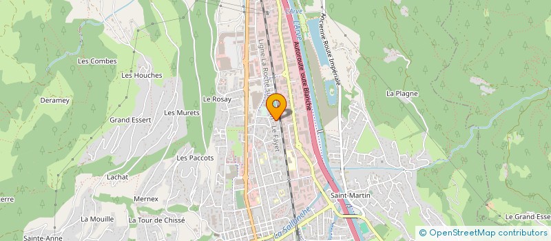 localisation de l'entreprise MONSIEUR JAWAD MEHDAOUI  SALLANCHES