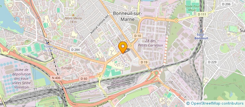 localisation de l'entreprise MONSIEUR JAWAD MELLAL  BONNEUIL-SUR-MARNE