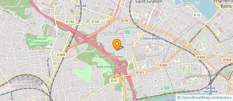 localisation de l'entreprise MONSIEUR JAWAD MLIH  ARGENTEUIL