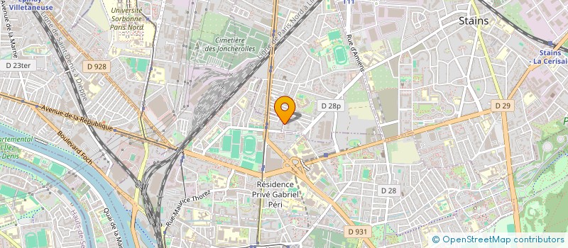 localisation de l'entreprise MONSIEUR JAWAD MOHAMED à PIERREFITTE-SUR-SEINE