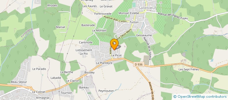 localisation de l'entreprise MONSIEUR JAWAD MOUKA  CENON