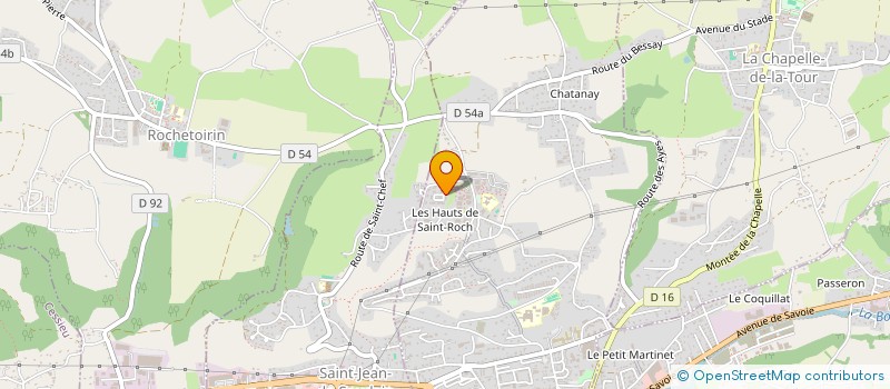 localisation de l'entreprise MONSIEUR JAWAD MUREDDU  LA TOUR-DU-PIN