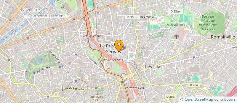 localisation de l'entreprise MONSIEUR JAWAD NTIFI à LE PRE-SAINT-GERVAIS