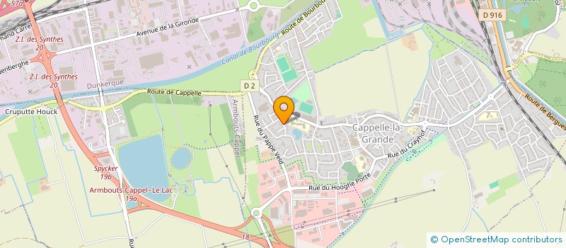 localisation de l'entreprise MONSIEUR JAWAD OUHSSAINE  CAPPELLE-LA-GRANDE