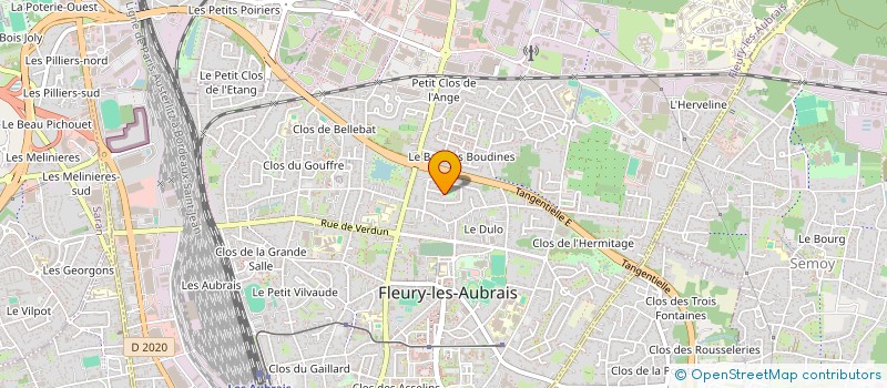 localisation de l'entreprise MONSIEUR JAWAD QANBARI à FLEURY-LES-AUBRAIS