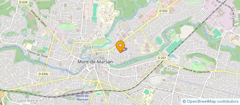 localisation de l'entreprise MONSIEUR JAWAD RAUFI  MONT-DE-MARSAN