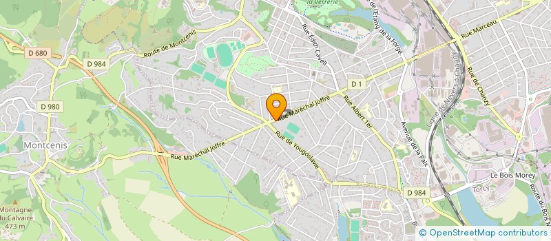 localisation de l'entreprise MONSIEUR JAWAD ROUIS  LE CREUSOT