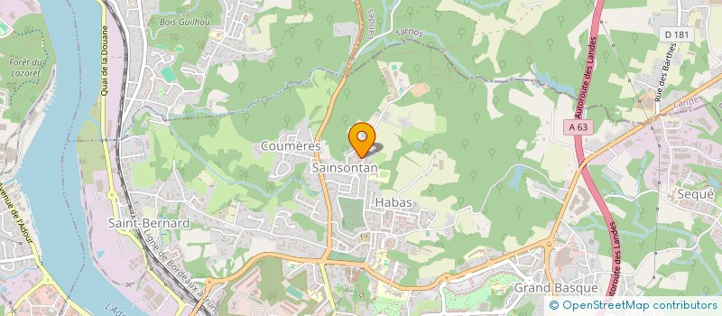 localisation de l'entreprise MONSIEUR JAWAD SEFIANE  PRIGNAC-ET-MARCAMPS