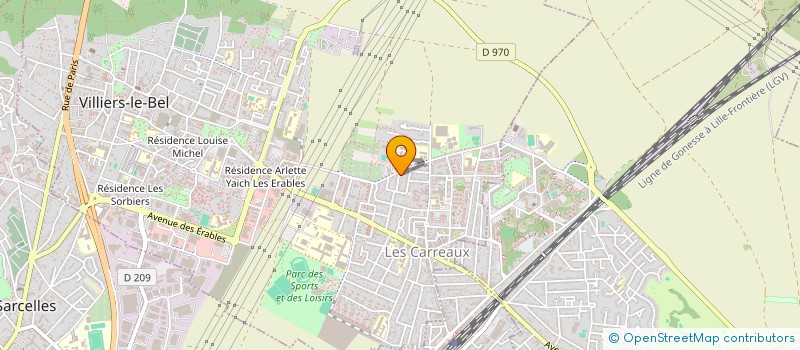 localisation de l'entreprise MONSIEUR JAWAD SHINWARI  VILLIERS-LE-BEL