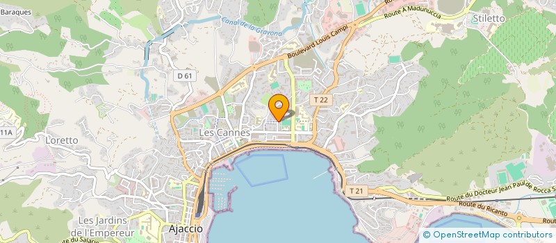 localisation de l'entreprise MONSIEUR JAWAD TARI à AJACCIO