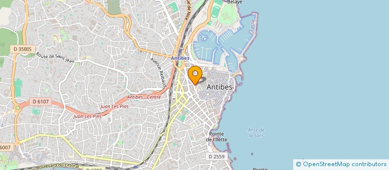 localisation de l'entreprise MONSIEUR JAWAD TERRAN à ANTIBES
