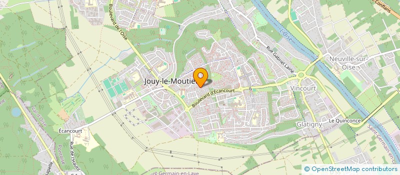 localisation de l'entreprise MONSIEUR JAWADULLAH AHADI  JOUY-LE-MOUTIER