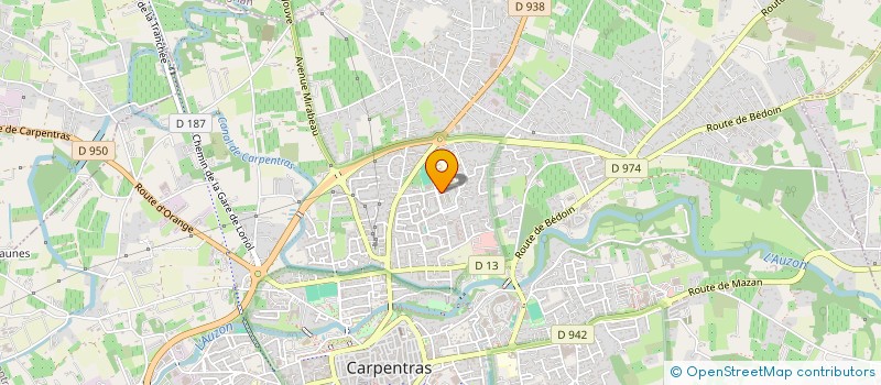 localisation de l'entreprise MONSIEUR JAWDAT ALKADRO  CARPENTRAS