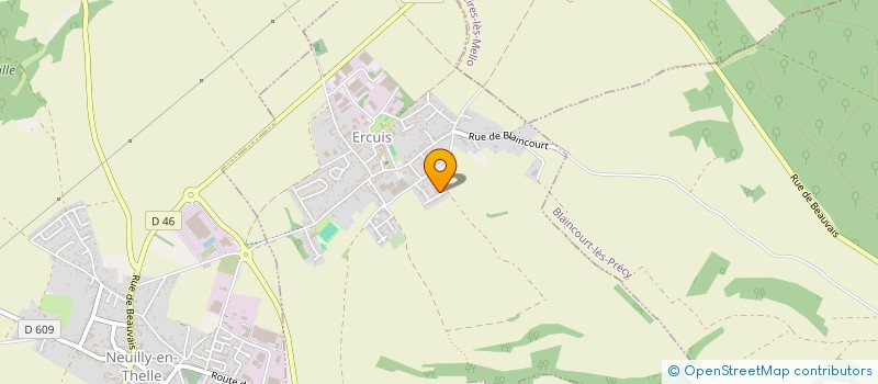 localisation de l'entreprise MONSIEUR JAWED ABDELOUAHAD  ERCUIS