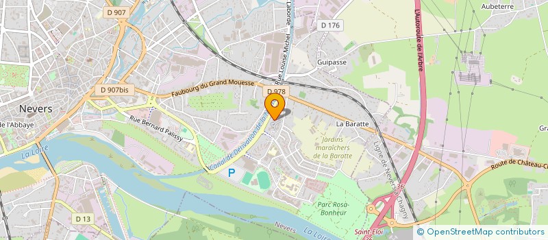 localisation de l'entreprise MONSIEUR JAWED ABDULRAHIMZY à NEVERS
