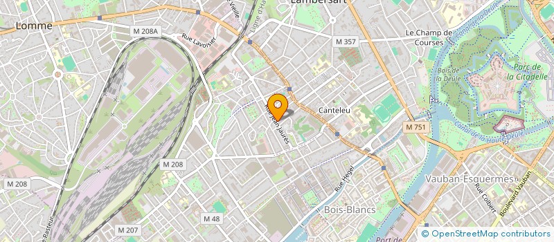 localisation de l'entreprise MONSIEUR JAWED-AKIM HENNACH à LILLE