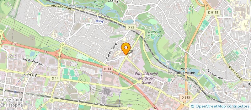 localisation de l'entreprise MONSIEUR JAWED ARIF  OSNY