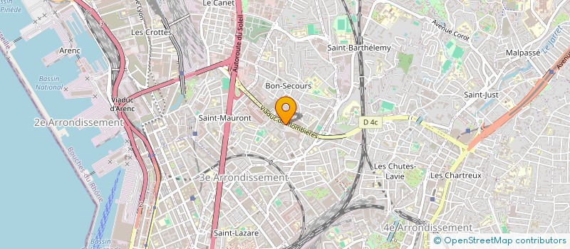 localisation de l'entreprise MONSIEUR JAWED BENAYAD à MARSEILLE