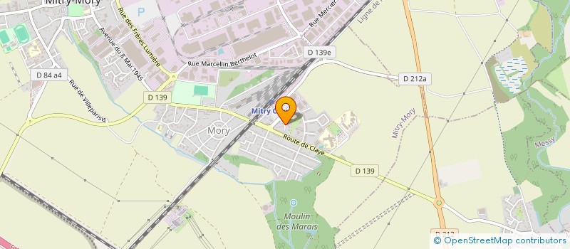 localisation de l'entreprise MONSIEUR JAWED BOUDOUR  MITRY-MORY