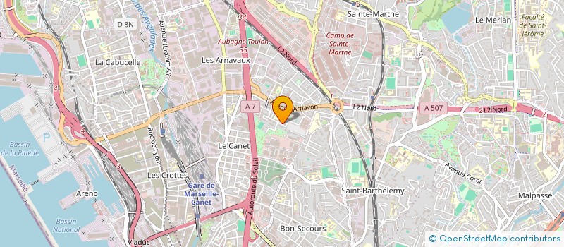 localisation de l'entreprise MONSIEUR JAWED CHEBALLAH à MARSEILLE
