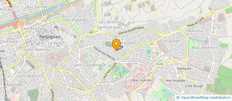 localisation de l'entreprise MONSIEUR JAWED CHELALI  PERPIGNAN