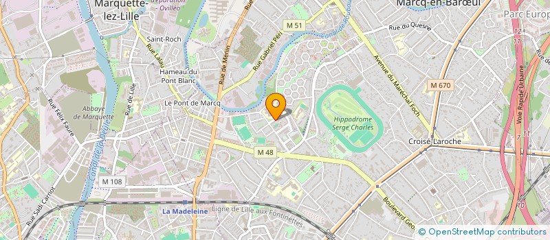 localisation de l'entreprise MONSIEUR JAWED EL HAMDAOUI à MARCQ-EN-BARŒUL