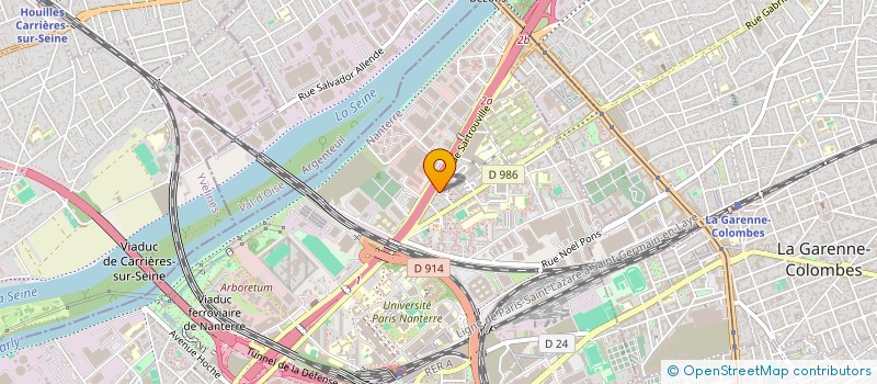 localisation de l'entreprise MONSIEUR JAWED HAMZAOUI  NANTERRE