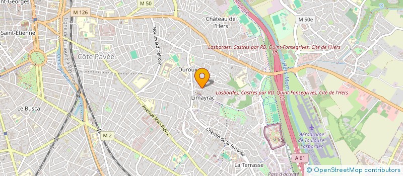 localisation de l'entreprise MONSIEUR JAWED MADOUN à TOULOUSE