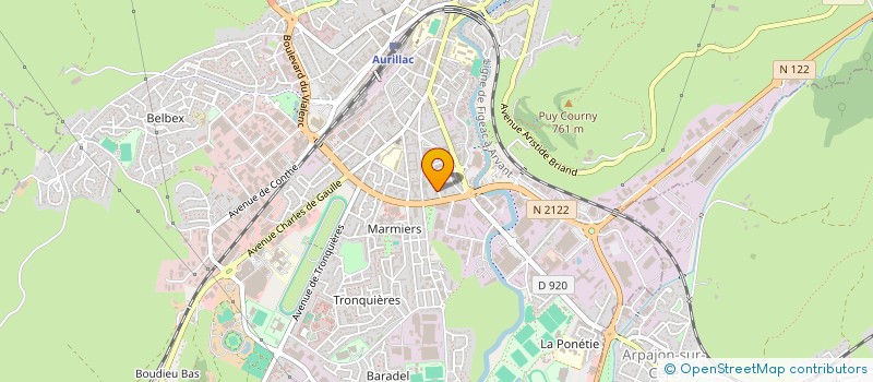 localisation de l'entreprise MONSIEUR JAWED MOHSINI à ARPAJON-SUR-CERE