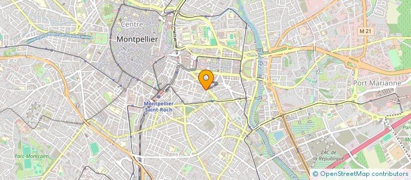 localisation de l'entreprise MONSIEUR JAWED OU HAMMOU à MONTPELLIER