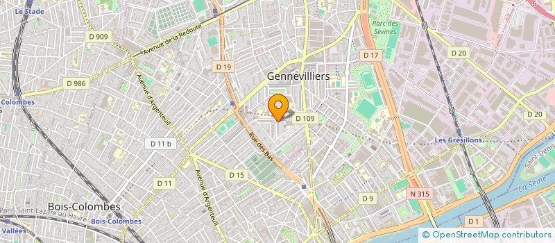 localisation de l'entreprise MONSIEUR JAWED TAHOUR à GENNEVILLIERS