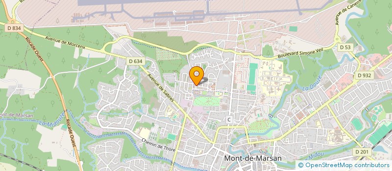 localisation de l'entreprise MONSIEUR JAWED WATANDOST  MONT-DE-MARSAN