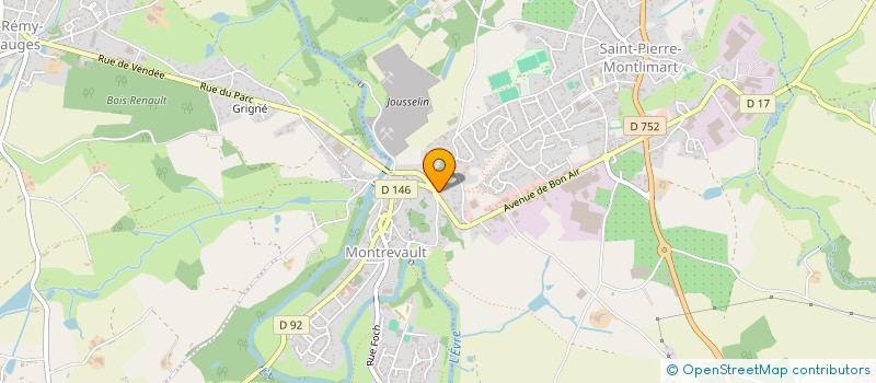 localisation de l'entreprise MONSIEUR JAWHER GHAZALI à MONTREVAULT-SUR-EVRE
